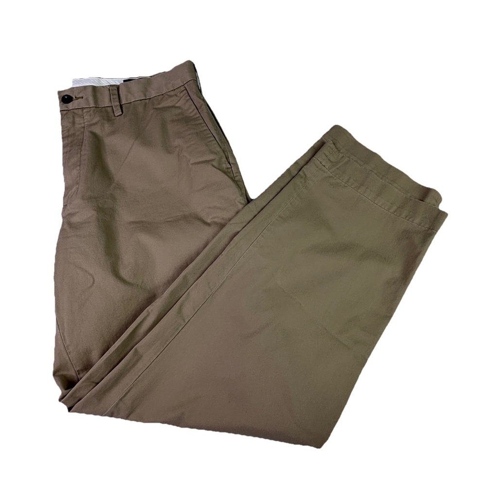 Polo Ralph Lauren Chino Pants Mens 34 X 29 Khaki Stretch Straight‎ Fit Cotton